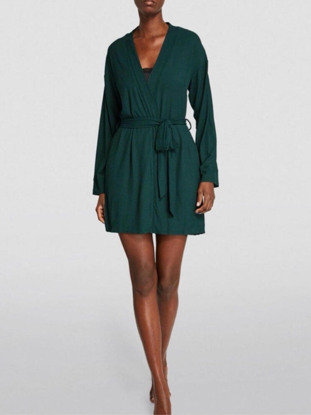 SKIMS Soft Lounge Short Robe in Cypress M